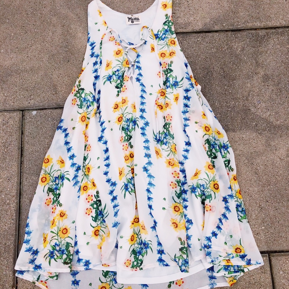 Fun sunflower sundress
